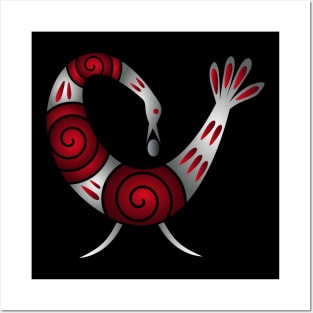 Sankofa Bird Symbol Posters and Art